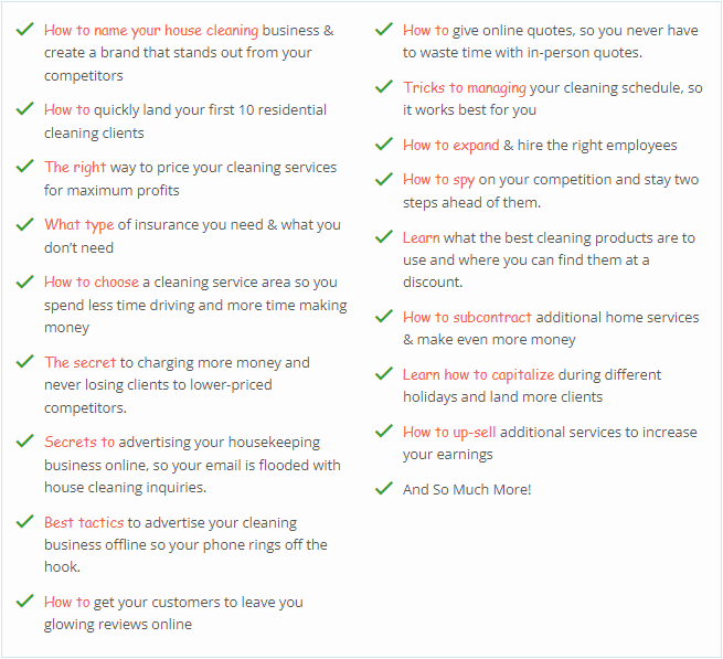 Airbnb cleaning business checklist